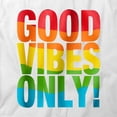 thumbnail image 2 of Good Vibes Only T-Shirt | Positive Vibes White Tee Gift, 2 of 5