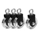 thumbnail image 1 of Bloque de Polea giratoria DYNWAVEMX 4 Piezas Sólida Gimnasio Bricolaje Poleas giratorias Carga de fitness 300 kg, 1 of 8