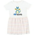 thumbnail image 3 of Inktastic I Love Dragons with Cute Blue Dragon Girls Toddler Dress, 3 of 5