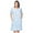 Plaid Light Blue, variant on Casual Nights Women's Cotton-Poly Snap-Front Short Sleeve Duster Housecoat with Pockets