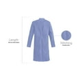 thumbnail image 5 of Panda Uniform by HeedFit Unisex 40" Lab Coat, 7XL, Sky Blue, 5 of 7