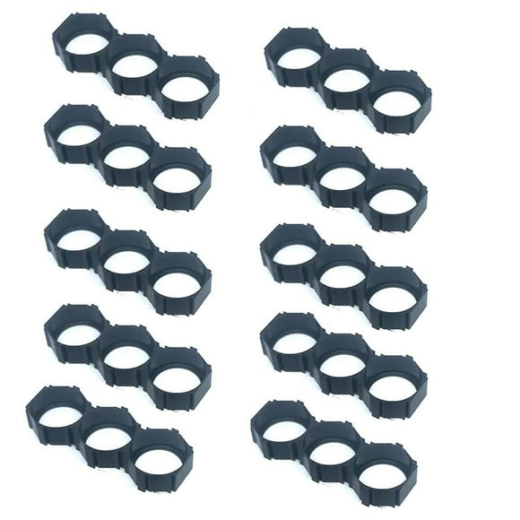 Chendee 10Pcs 21700 Battery Holder Stand Plastic Frame Brackets For Holding Battery Pack,10Pcs 1X3