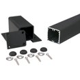 thumbnail image 7 of CRL FP42KBL Matte Black 200, 300, 350, and 400 Series 42" Fascia Mount Post Kit, 7 of 7