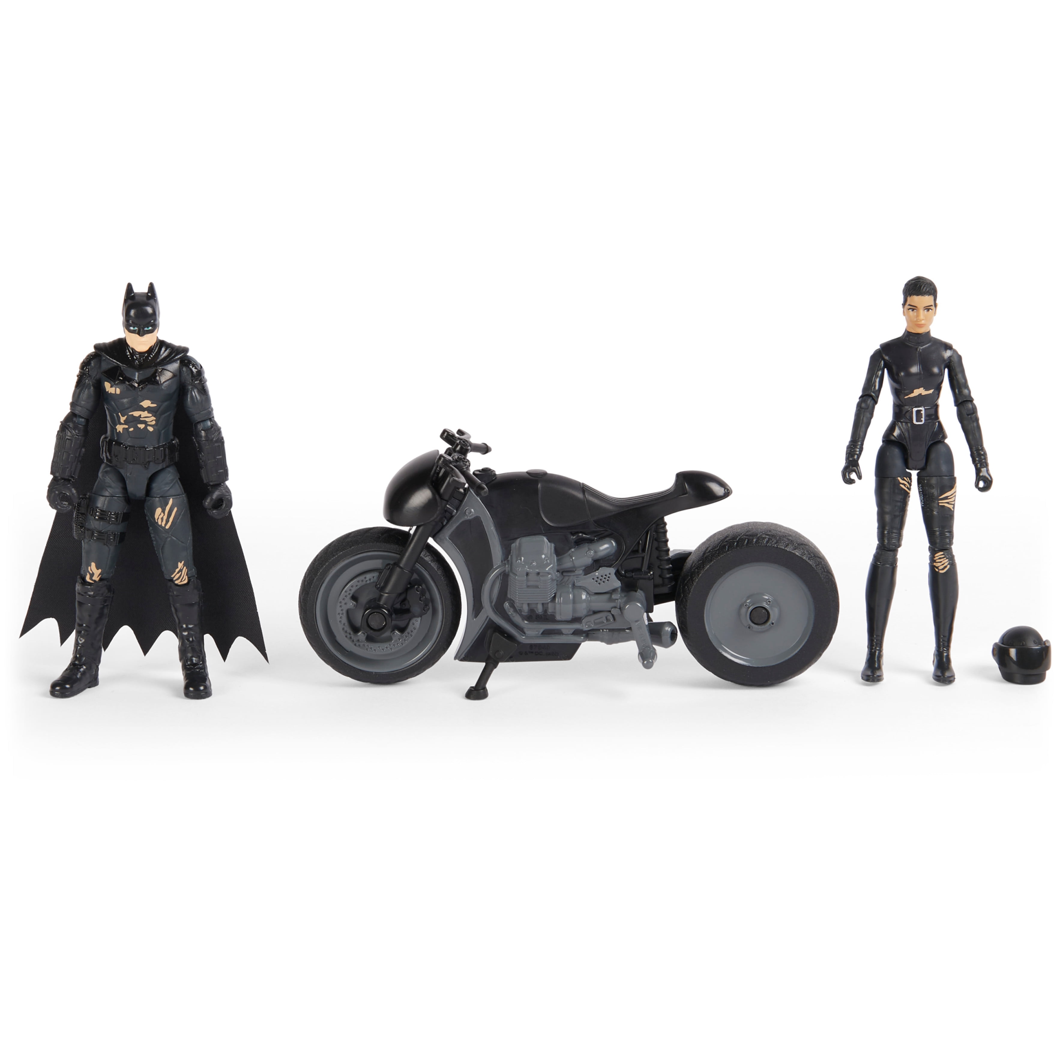 DC Comics, 4-inch Figures, Batman Transforming Batcycle Battle