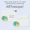 thumbnail image 6 of Tree-Free Greetings Teacher Appreciation Greeting Card 2 Pack, 5x7, Never Be Erased (GT64435), 6 of 7