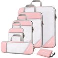 thumbnail image 1 of Compression Packing Cubes, 4pcs Expandable Storage Travel Luggage Bags Organizers, 1 of 7