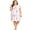 Purple, variant on Lati Fashion Women Nightgowns Short Sleeve Female Sleepshirts Polyester and Spandex Pink Size 1x