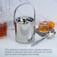 thumbnail image 4 of Mikasa Cheers Cubitera y Pala para Hielo de Acero Inoxidable Plata, 4 of 5