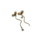 thumbnail image 2 of Jumpingount 1 par de pendientes románticos para mujer, pendientes de tuerca de aleación de Zinc para banquete de boda, joyería, regalo de cumpleaños, Type3 NO3 Jumpingount AP011457-01, 2 of 6