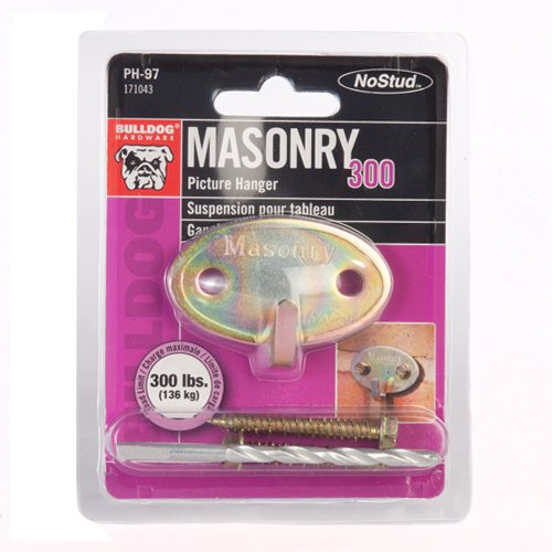 Bulldog Hardware 300 Lb. NoStud Brick, Concrete and Masonry Picture