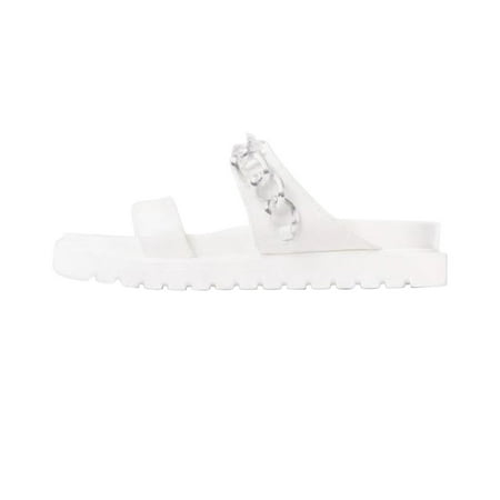 

Womens Casual Vacation Outdoor Wear Open Toe Decorative Chain Thick Soled Beach Slippers Summer Open Toe Slide Sandals Comfortable Flats Flip-Flops Casual Platforms Heeled Wedge Sandals A39100