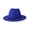 Blue, variant on Kids Girls Boys Vintage Wide Brim Wool Felt Bowler Cap Floppy Fedora Hat