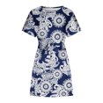 thumbnail image 3 of Vestido Casual de mujer Puntoco Azul Marino L, 3 of 5