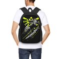 thumbnail image 6 of The legend of zelda Backpack Cartoon Anime Backpack 16inch Backpacks Laptop Travel Daypack, Black, 6 of 9