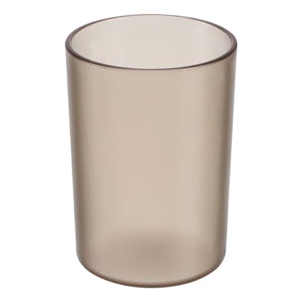 EeaseMX Vasos transparentes para cepillos de dientes, taza duradera para hacer gárgaras, vasos creativos para beber agua para adultos y niños (café)