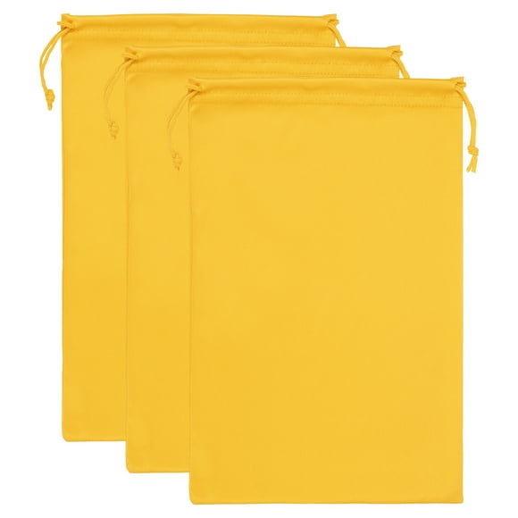 Unique Bargains Ski Goggle Bag, 3 Pack Microfiber Snow Goggles Case Sleeve, Yellow