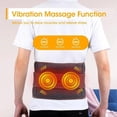 thumbnail image 3 of Electric heated lumbar cushion – Waist massager – Abdominal and back pain relief (grey), 3 of 5