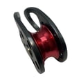thumbnail image 3 of DYNWAVECA 22 KN Single Rope Pulley Block, Single Pulley with Fixed Side Plate, Pulleys for Cave Camps, Pulleys Made of High-strength Aluminum Alloy without Hook, 3 of 6