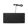 thumbnail image 1 of Teclado USB con cable, 78 teclas, diseño ergonómico, ahorro de energía, teclas redondas, resistente al desgaste, teclado pequeño estable y duradero, 1 of 8