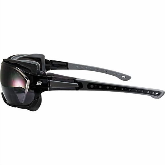 Birdz Eyewear Gasket Safety Padded Motorcycle Sport Sunglasses 2 Pairs Black Grey Frame with Smoke & Clear Lenses