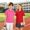 Red, variant on YOUYEDIAN Back To School Kids Polo Shirts Fashion Short Sleeve Quick Dry Sport Versatile Sport School Uniform Casual Lapel Collar Breathable Solid Color Comfortable T-shirts