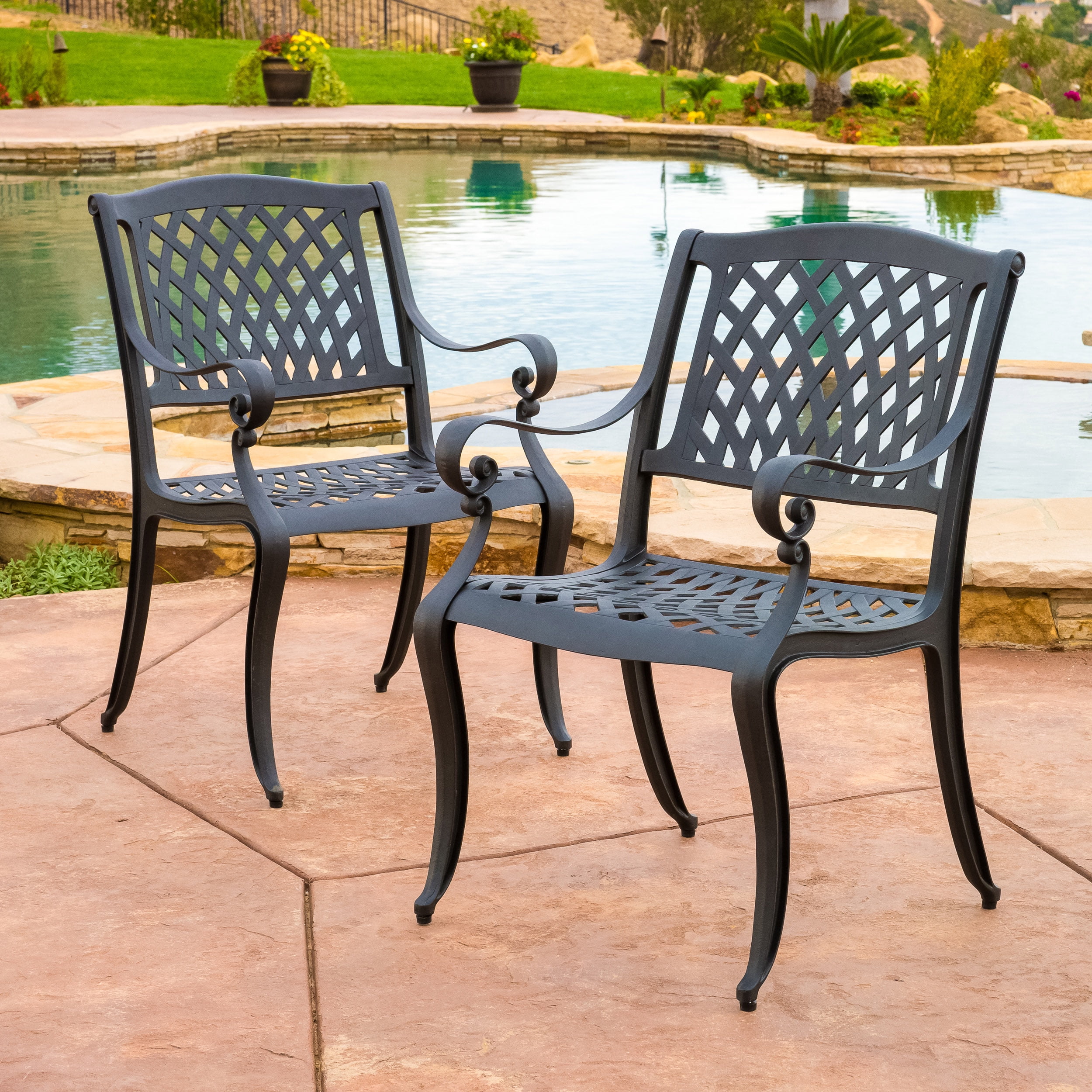 aluminum patio chairs walmart