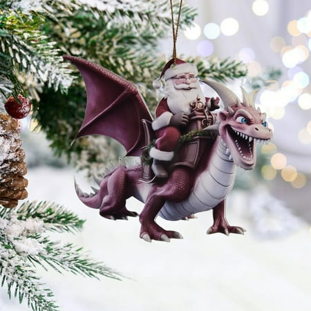 

SKBEY 50 Ft Garland No Wire Acrylic Chandelier Stand Track Ornament Fabric Tassel Garland Christmas Dinosaur Decoration Pendant Fun Decoration Pendant Pendant Christmas Acrylic Decoration