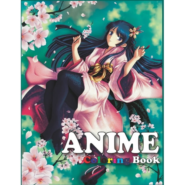 Anime Coloring Book : Asian Themed Unique Pages to Color with Things  Related to Japanese Cartoons - Cool & Fun Gifts Ideas for Adults Men/Women  or Teenagers Manga Lovers As Birthday Present (
