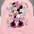 thumbnail image 3 of Disney Jr - Minnie Mouse   - Toddler & Youth Girls Raglan Graphic T-Shirt, 3 of 4