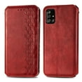 thumbnail image 3 of Étui pour Samsung Galaxy A71 5G à Rabat Portefeuille à Rabat Magnétique Protecteur - Rouge, 3 of 5