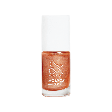 Olive & June Quick Drying Nail Polish, Penny, Metallic Copper, 0.3 fl oz