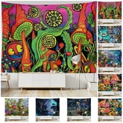 Mushroom Wall Hanging Tapestry Photo Backdrop for Bedroom Dorm Living Room (39.37x29.52 inches)