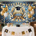 thumbnail image 3 of Elainilye 2025 Graduation Decoration Banner, Personalized Congrats Grad Backdrop, Graduation Party Photo Background Banner, Party Decoration Supplies for Grad Celebration, 3 of 6