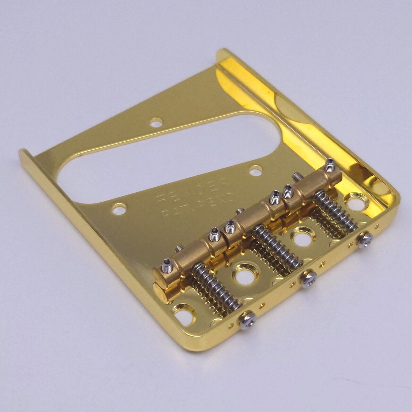 6 String Electric Guitar Bridge Vintage Gold Chrome for Fender Telecaster Guitar Replacement Parts