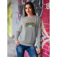 thumbnail image 2 of Image Conscious Studious Rainbow Sweatshirt Women's -Jay Fleck Designs, 2 of 4
