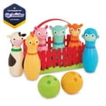 thumbnail image 4 of Battat Barnyard Bowling Set with 6 Farm Animal Pins 2 Balls, Toddler and Preschool Toys, 4 of 13