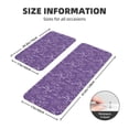 thumbnail image 2 of Yiaed Lavender Flowers Kitchen Rugs Sets of 2 Kitchen Mats Cushioned Anti Fatigue Kitchen Rug Tapetes Para Cocina for Sink,Laundry Room, 2 of 6