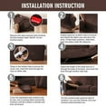 thumbnail image 4 of JIAN YA NA Stretch Velvet Sofa Covers Large Couch Covers Sofa Slipcovers with Seperate Seat Cushion Covers(Dark Brown, Loveseat Cover), 4 of 8