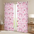 thumbnail image 2 of Feelyou Cute Bowknot Curtains Pack of 2 (42x84 Each), Cartoon Curtains Blackout, 2 of 6