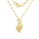 thumbnail image 3 of Cadena Y Dije Casa del Anillo Corazón Facetado Oro Sólido 10K Amarillo, 3 of 5