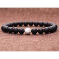 thumbnail image 3 of shiyou-Long Distance You Complete Me Stone Couple Bracelets, 3 of 4