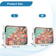 thumbnail image 4 of FORMRS 13-13.3 inch Laptop Sleeve Case Soft Carrying Quilted Computer Bag Cover, Cityscape Painting, 4 of 7