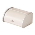 thumbnail image 2 of Contenedor de pan de gran capacidad con tapa enrollable para guardar pan Blanco 35x26x17cm, 2 of 9