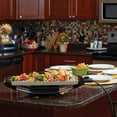 thumbnail image 3 of George Foreman Indoor Outdoor Rectangular Electric Grill w/ Ceramic Plates, Red, 3 of 9