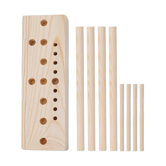 Wooden Ribbon Bow Maker Tool For Wreath And Gift Decoration