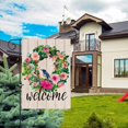thumbnail image 2 of JOOCAR Garden Flags, Spring Beautiful Wreath Birds Welcome 12x18 Inches Reversible Garden Flags for Outdoor Garden Holiday Yard Decoration, 2 of 3