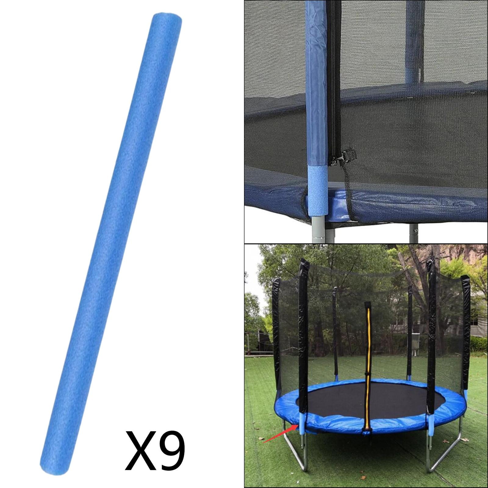 6xReplacement Trampoline Pole Foam Sleeves , 9 Blue, 35.43inch