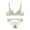 Beige, variant on Ladies Bralettes Women Lace Bras with Briefs Underwear Set Ladies Bralette Comfy Gray XL