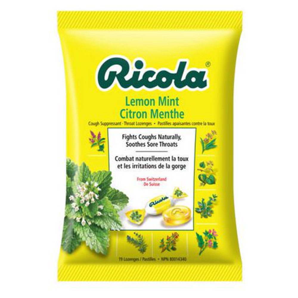 RICOLA Lemon Mint Throat Drops 24 CT