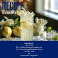 thumbnail image 6 of (4 pack) Gourmanity Elderflower Syrup, Floral & Fresh Elderberry Cordial, 16.9 fl oz, 6 of 9